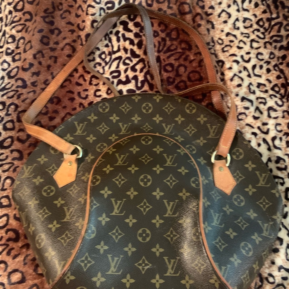 Louis Vuitton Brown and Tan Monogram Bag